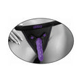 Dillio Adjustable Perfect Fit Harness Black/Purple - Fantasies Boutique