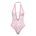 Magic Silk Daisy Teddy with Snap Crotch Daisy Print L/XL