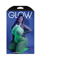 Fantasy Lingerie Glow Moonbeam Crotchless Bodystocking Green Queen Size - Fantasies Boutique