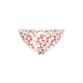 Magic Silk Sweet Treats Split Back & Crotchless Panty with Lube Peach S/M