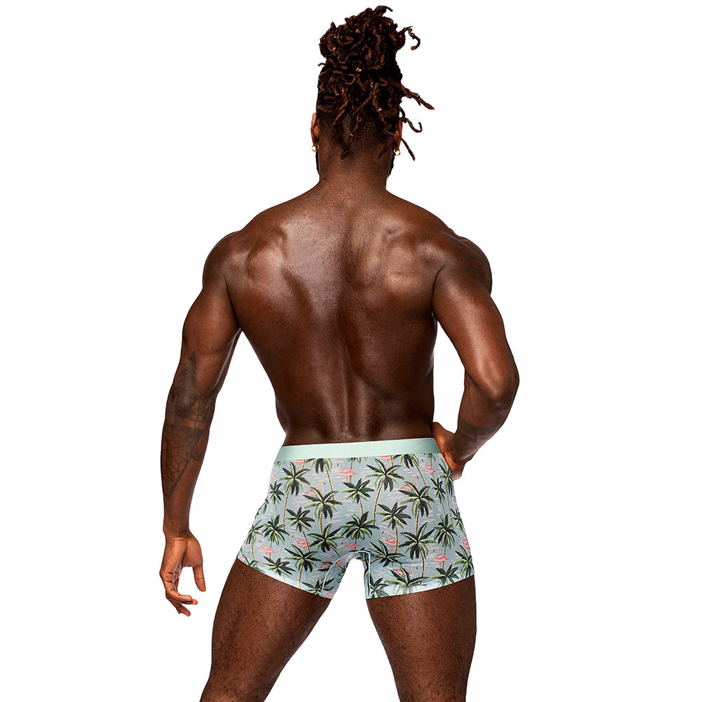 Male Power The Matchmaker Seamless Sheer Short Flamingo L