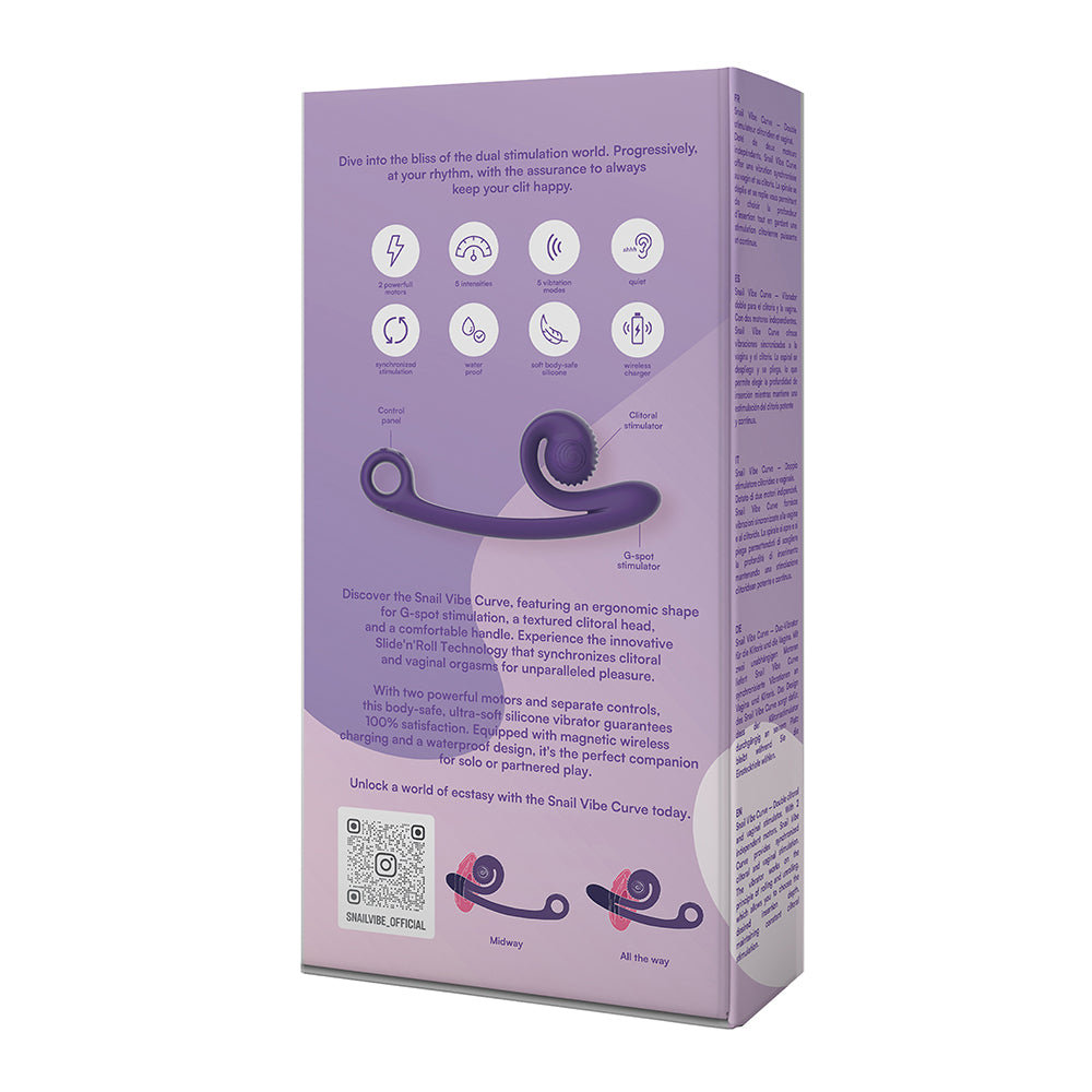Snail Vibe Curve Purple - Fantasies Boutique
