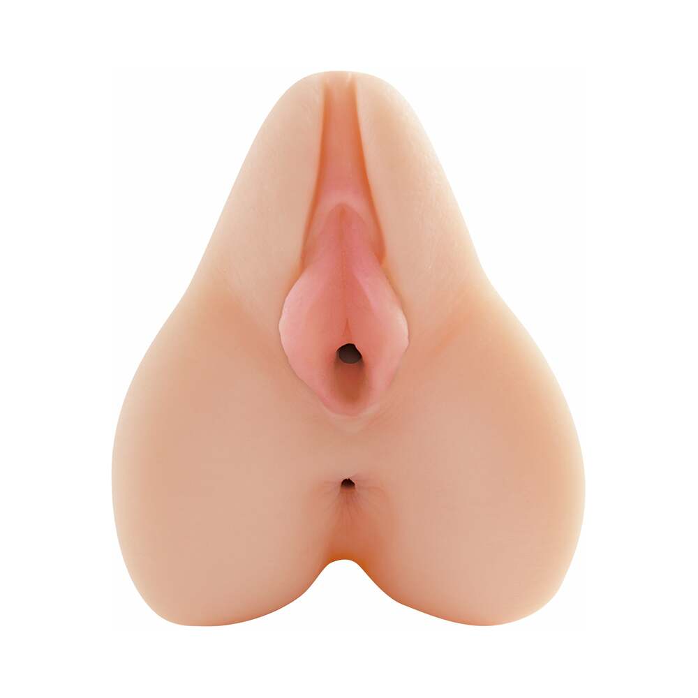 PDX Vibrating Freshman Fuckhole Remote-Controlled Vaginal Stroker Beige - Fantasies Boutique