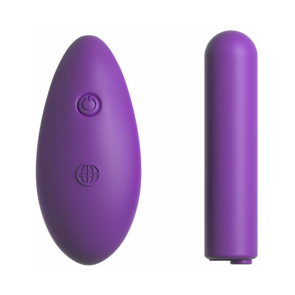 Fantasy For Her Her Rechargeable Remote Control Bullet Silicone Vibrator Purple - Fantasies Boutique