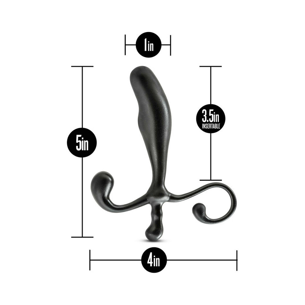 Anal Adventures Prostate Stimulator Black - Fantasies Boutique