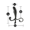 Anal Adventures Prostate Stimulator Black - Fantasies Boutique