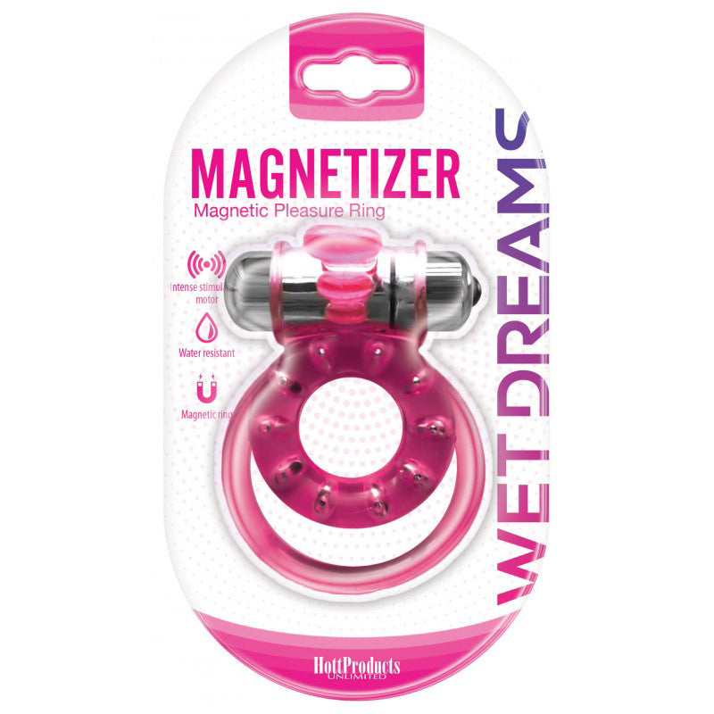 Magnetized Magnetic Cock Ring With Dual Straps And Bullet - Fantasies Boutique