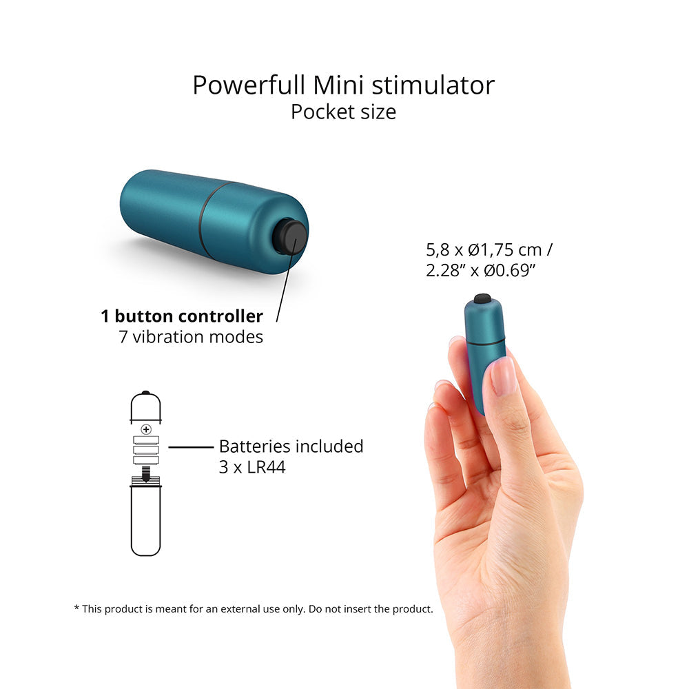 Love to Love Waouhhh Bullet Vibrator Teal Me - Fantasies Boutique