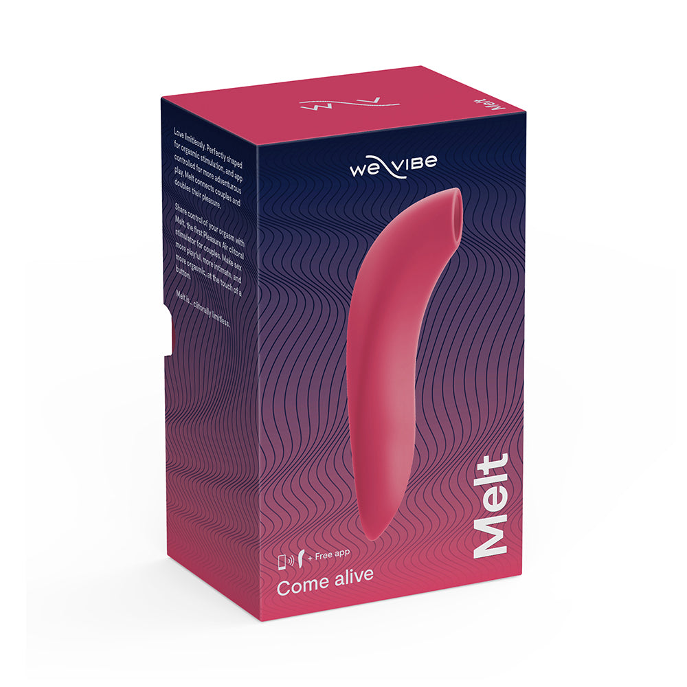 We-Vibe Melt Rechargeable Silicone Pleasure Air Clitoral Stimulator Pink - Fantasies Boutique