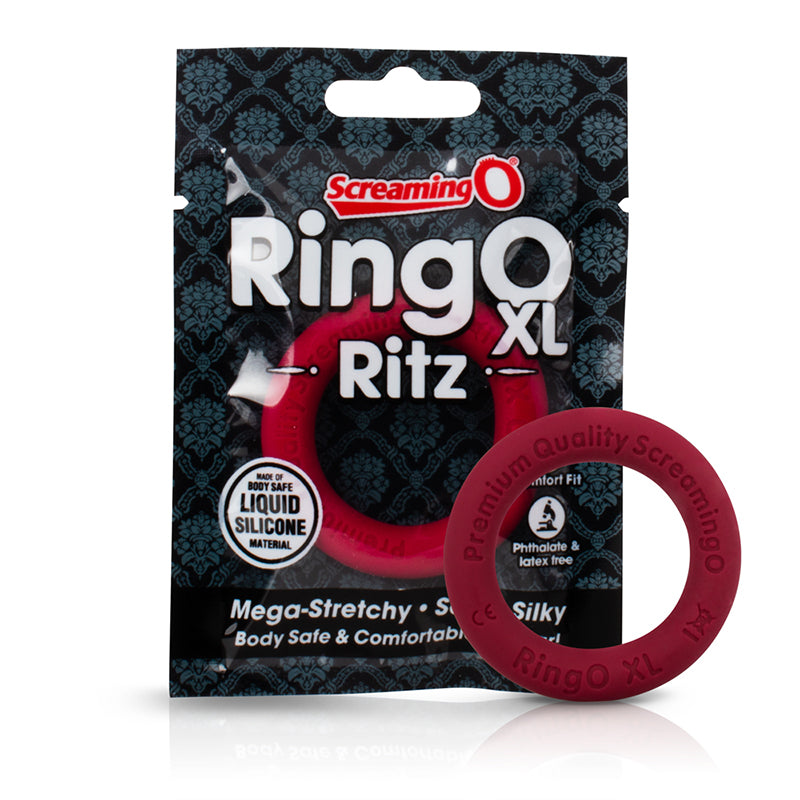 Screaming O RingO Ritz XL - Red - Fantasies Boutique