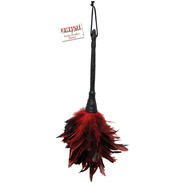 Fetish Fantasy Series Frisky Feather Duster Red - Fantasies Boutique