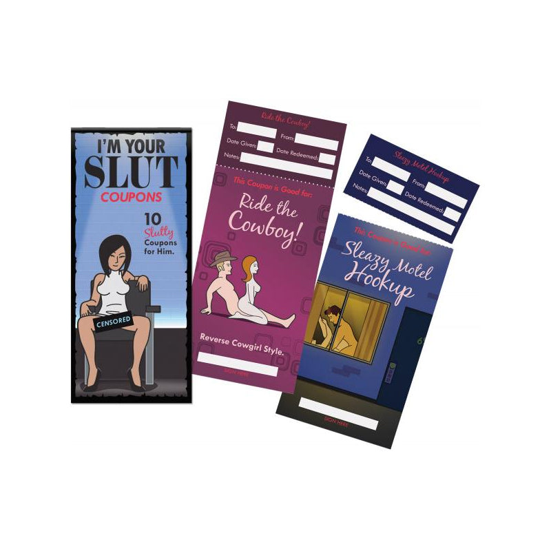 I'm Your Slut Coupon - Fantasies Boutique