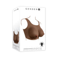 Gender X Undergarments Plate D-Cup Silicone Dark - Fantasies Boutique