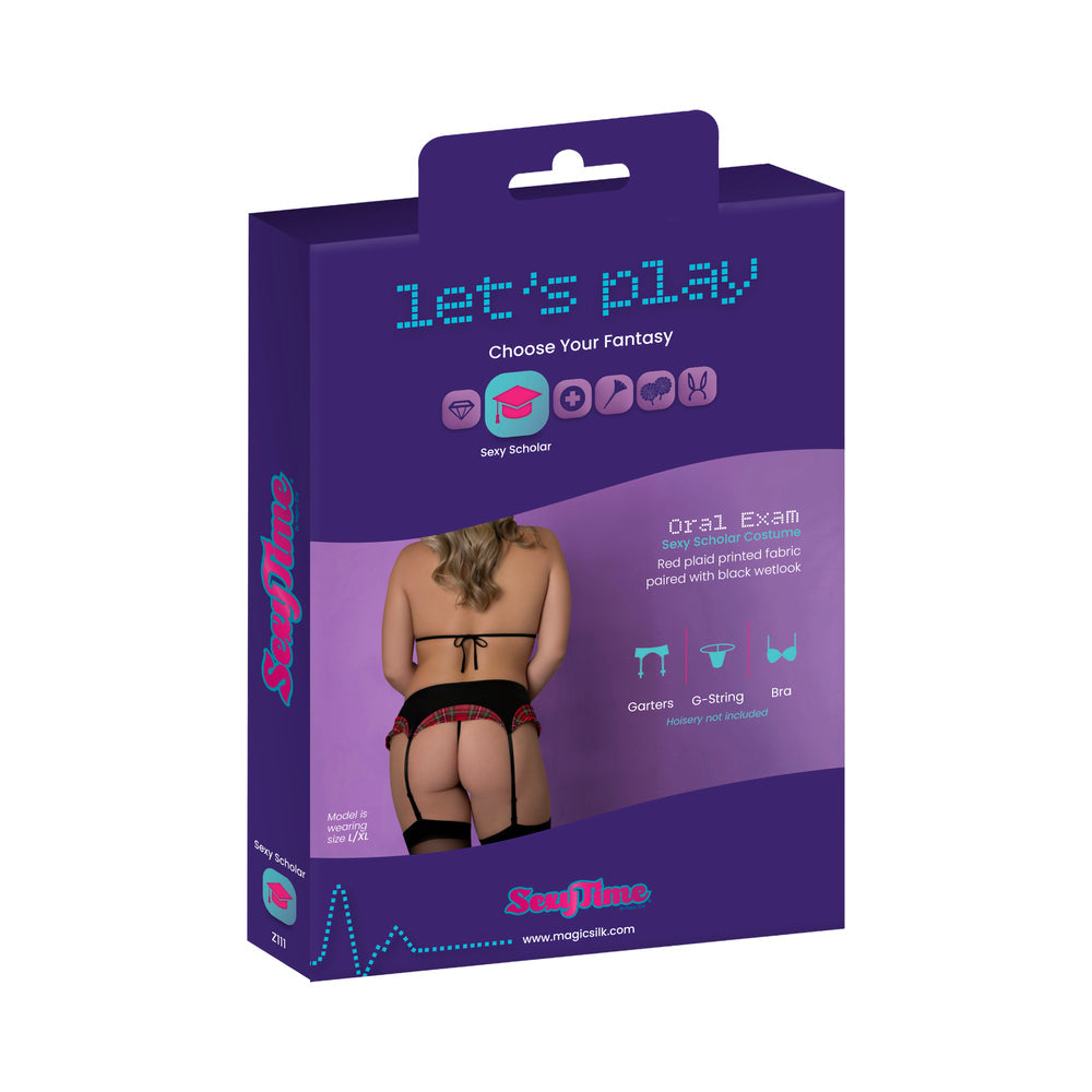 Magic Silk Sexy Time Oral Exam Red S/M
