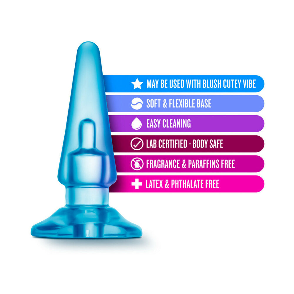 B Yours Basic Anal Plug Blue - Fantasies Boutique