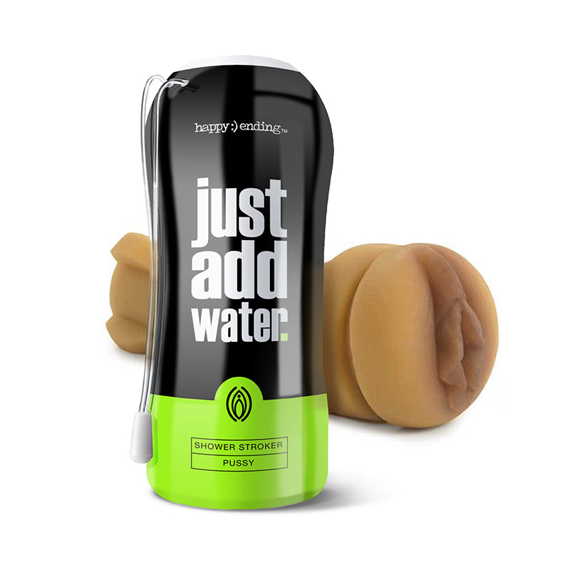 Happy Ending Just Add Water Self Lubricating Shower Stroker - Pussy - Fantasies Boutique