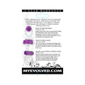 Evolved Ring True 3-Piece Vibrating Ring Set Clear/Purple - Fantasies Boutique