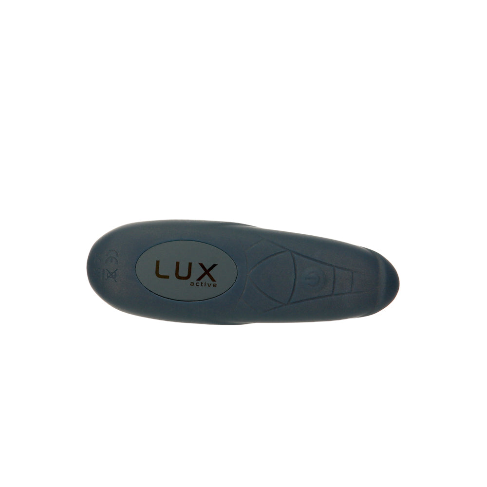 Lux Active Revolve 4.5 in. Rotating And Vibrating Silicone Massager Black - Fantasies Boutique