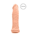 RealRock Realistic 6 in. Penis Sleeve Extender Beige - Fantasies Boutique