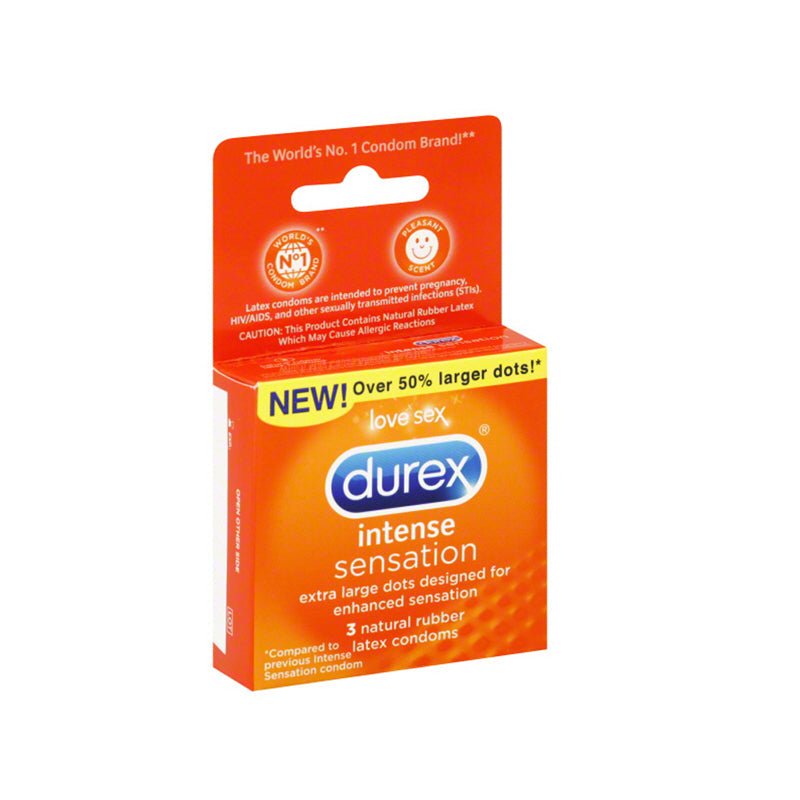 Durex Intense Sensation Extra Large Dots (3) - Fantasies Boutique
