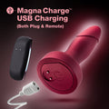 Anal Adventures Matrix Atomic Plug with Remote Martian Wine - Fantasies Boutique