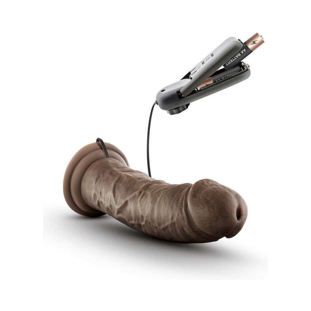 Dr. Skin Dr. Joe Realistic 8 in. Vibrating Dildo Brown - Fantasies Boutique