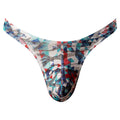 Male Power Your Lace Or Mine Bong Thong Geometric L/XL