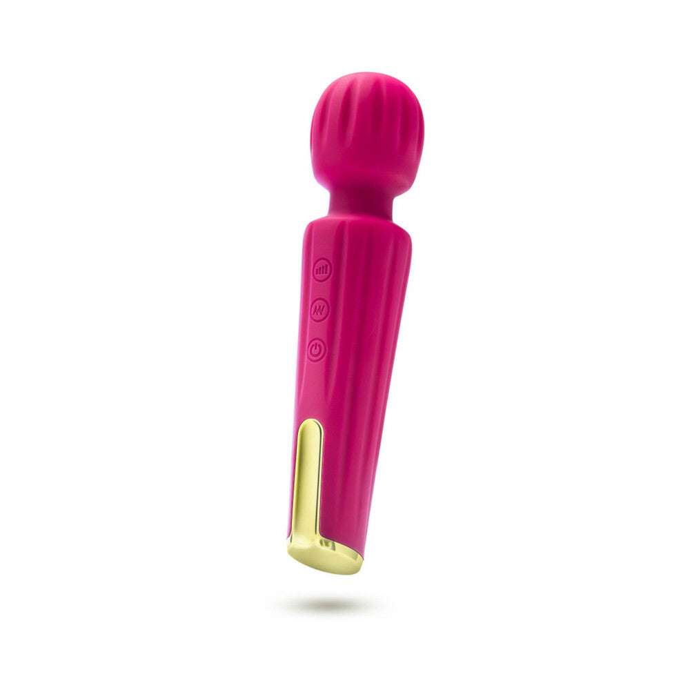 Blush Lush Allana Rechargeable Silicone Wand Vibrator Velvet - Fantasies Boutique