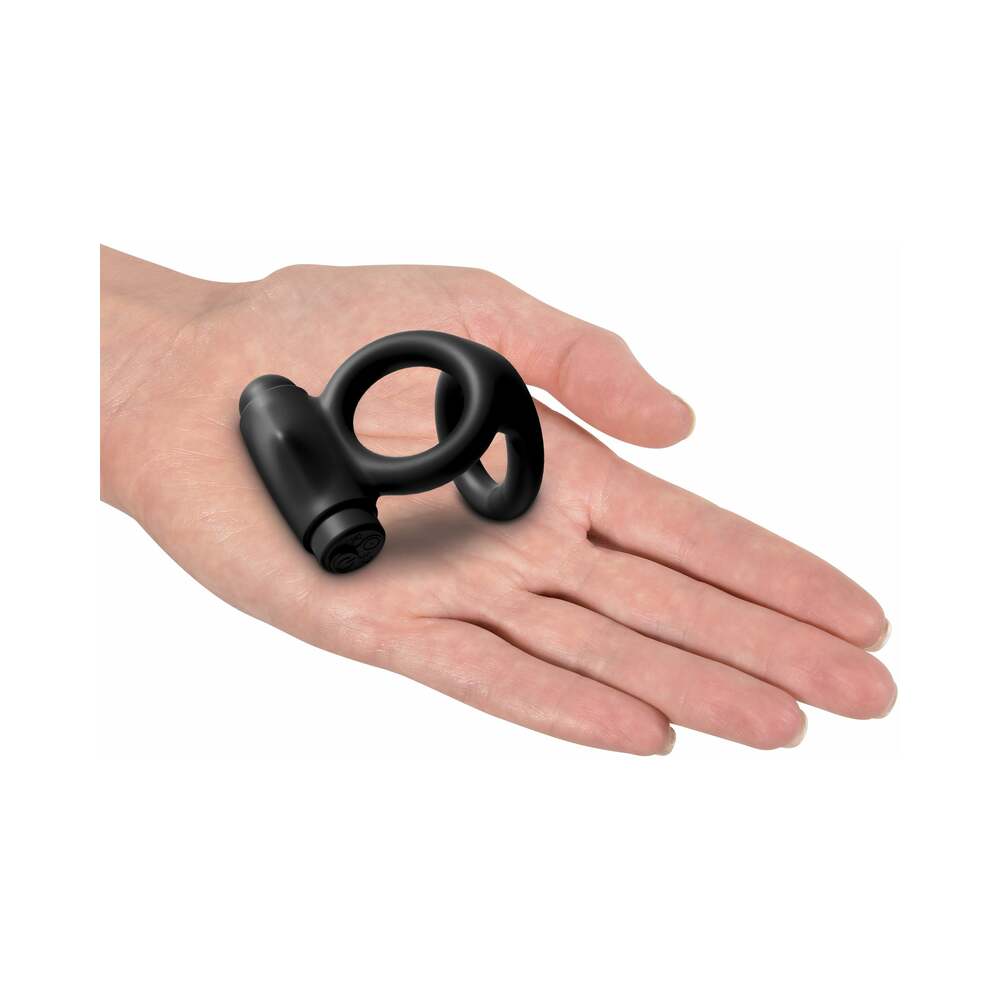 Sir Richard's Control Vibrating Silicone Cock & Ball C-Ring - Fantasies Boutique