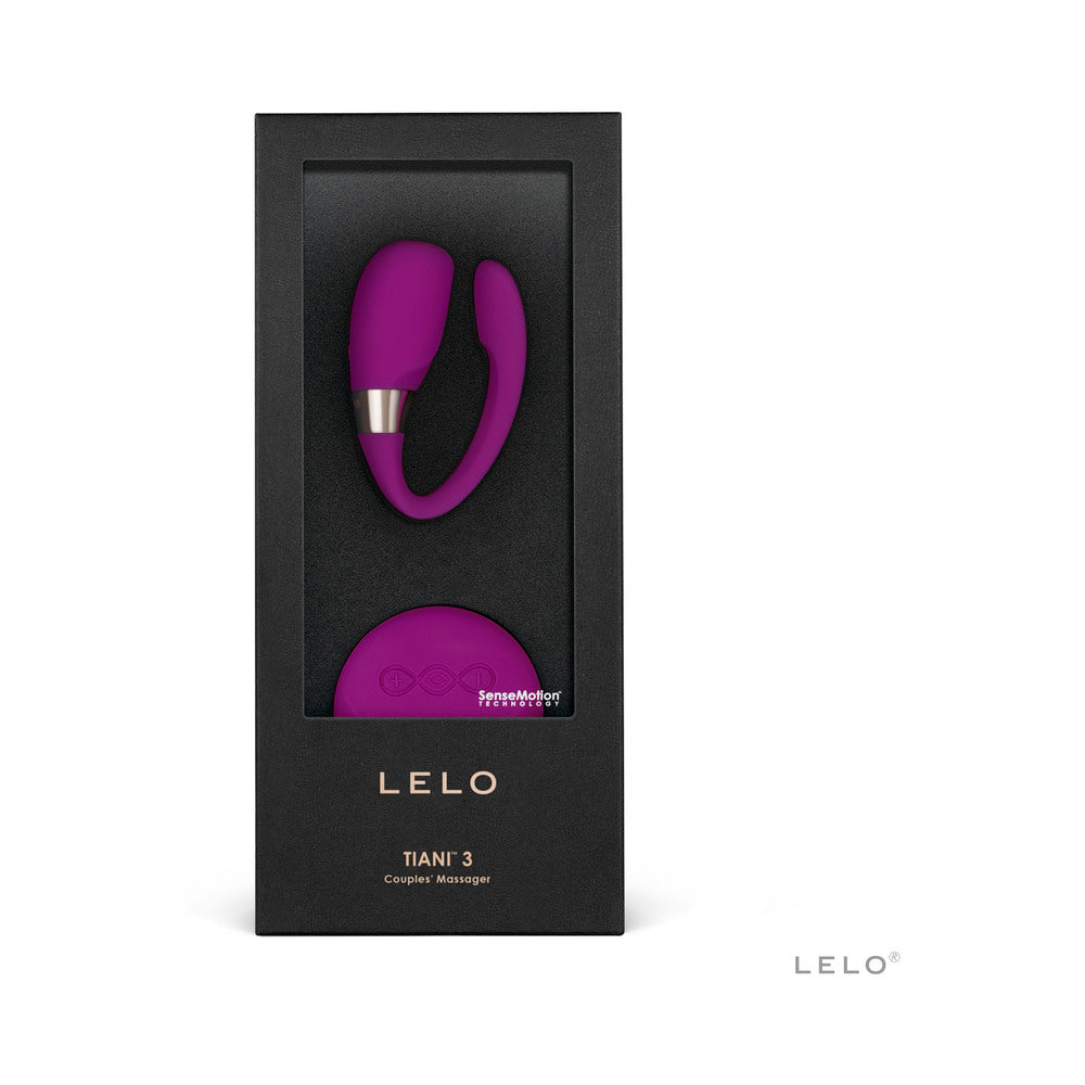 LELO TIANI 3 Rechargeable Dual Stimulation Couples Vibrator With Remote Deep Rose - Fantasies Boutique