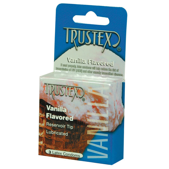 Trustex Flavored Condoms (Vanilla/3 Pack) - Fantasies Boutique