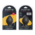 Forto F-98 Cone Silicone Anal Plug Small Black - Fantasies Boutique