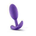 Blush Luxe Wearable Vibra Slim Plug Medium Purple - Fantasies Boutique