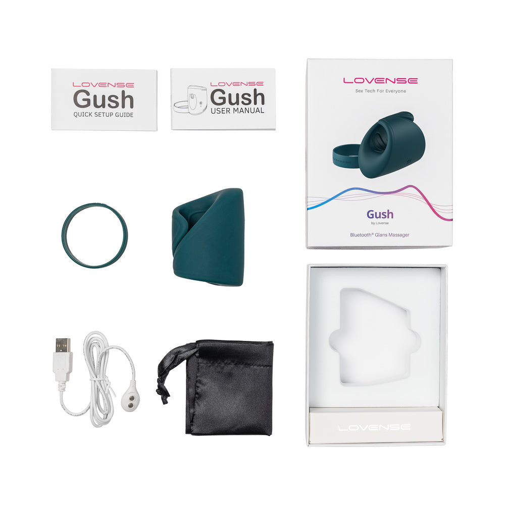 Lovense Gush Bluetooth Glans Massager and Masturbator - Fantasies Boutique