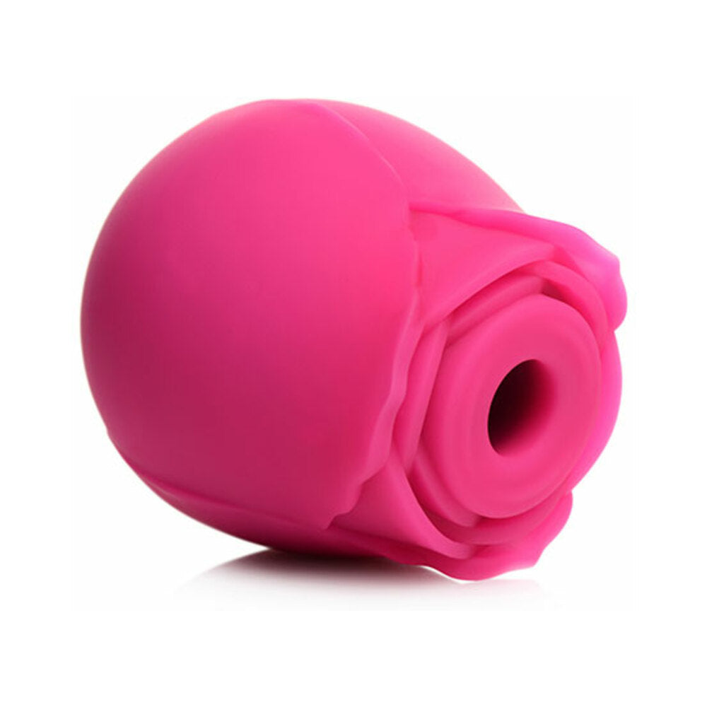 Curve Toys Gossip Cum Into Bloom Rechargeable Silicone Clitoral Stimulator Rose Crush Magenta - Fantasies Boutique