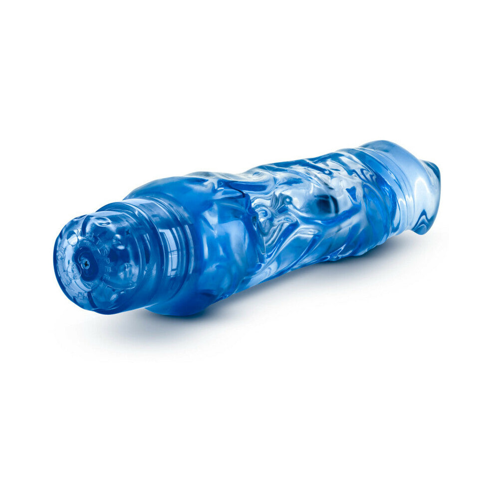 Naturally Yours Wild Ride Realistic 9 in. Vibrating Dildo Blue - Fantasies Boutique