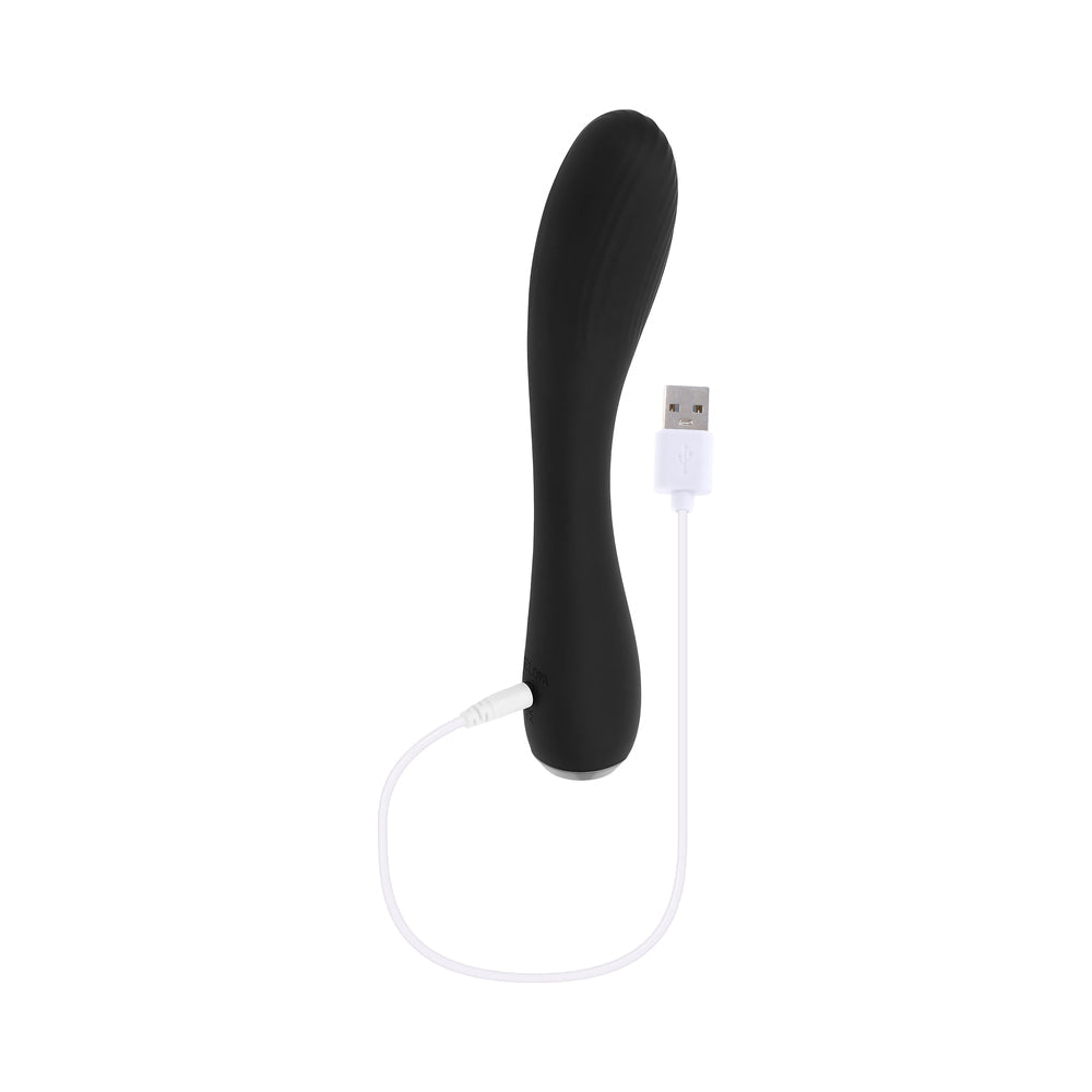 Selopa Midnight Magic Rechargeable Vibrator Silicone Black - Fantasies Boutique