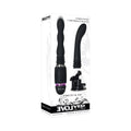 Evolved Thrust & Go Thrusting Vibrator With 2 Shafts and Suction Cup Base Black - Fantasies Boutique