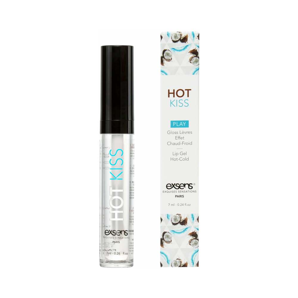 Exsens Hot Kiss Arousal Lip Gloss Coconut 0.24 oz. - Fantasies Boutique