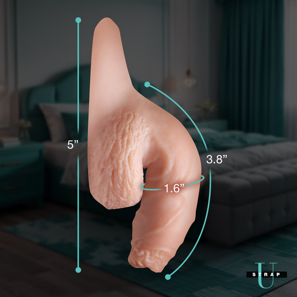 Strap U 3.6 in. Silicone Packer Dildo Medium