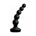 3Some Wall Banger Vibrating Anal Beads With Suction Cup Black - Fantasies Boutique
