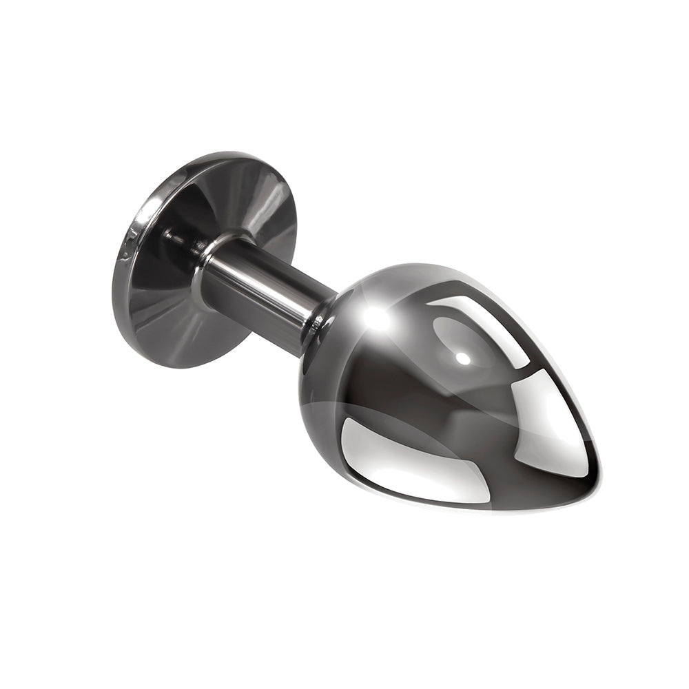 Playboy Pleasure 3 Ways 3-Piece Metal Anal Plug Set Hematite - Fantasies Boutique