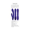 Selopa Poseable Bunny Rechargeable Dual Stimulator Silicone Purple - Fantasies Boutique
