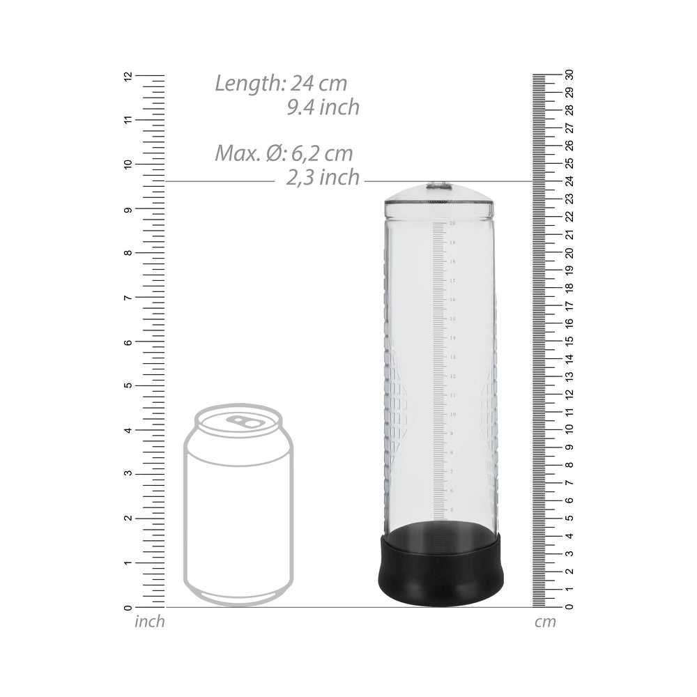 Shots Pumped Extreme Power Rechargeable Automatic Penis Pump Clear - Fantasies Boutique