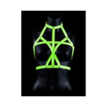 Ouch! Glow in the Dark Bra Harness Neon Green L/XL