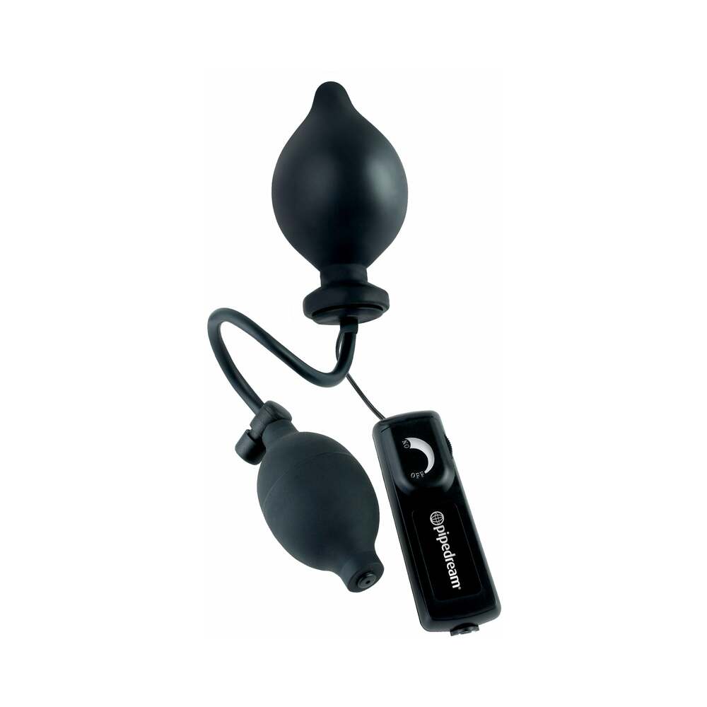 Fetish Fantasy Extreme Inflatable Sphincter Stretcher Vibrating Inflating Anal Plug Black - Fantasies Boutique
