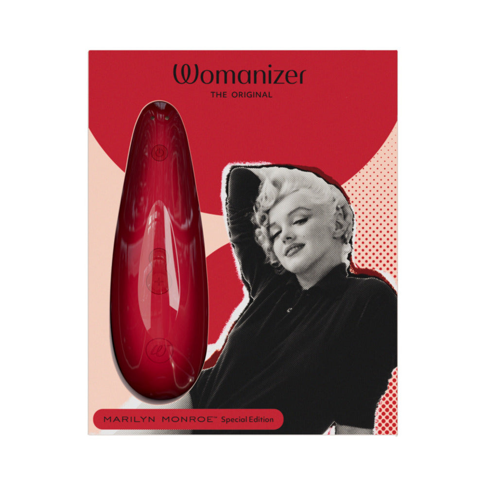 Womanizer x Marilyn Monroe Classic 2 Special Edition Pleasure Air Clitoral Stimulator Vivid Red - Fantasies Boutique