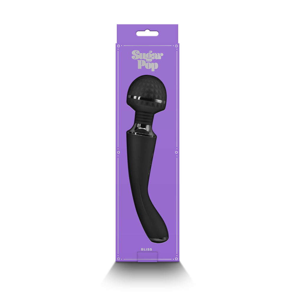 Sugar Pop Bliss Warming Wand Vibrator Black - Fantasies Boutique