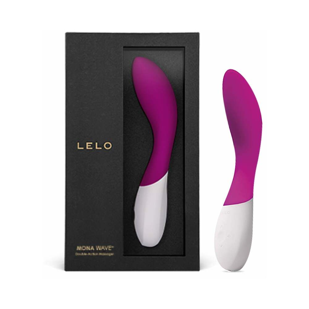 LELO MONA WAVE Rechargeable G-Spot Vibrator Deep Rose - Fantasies Boutique
