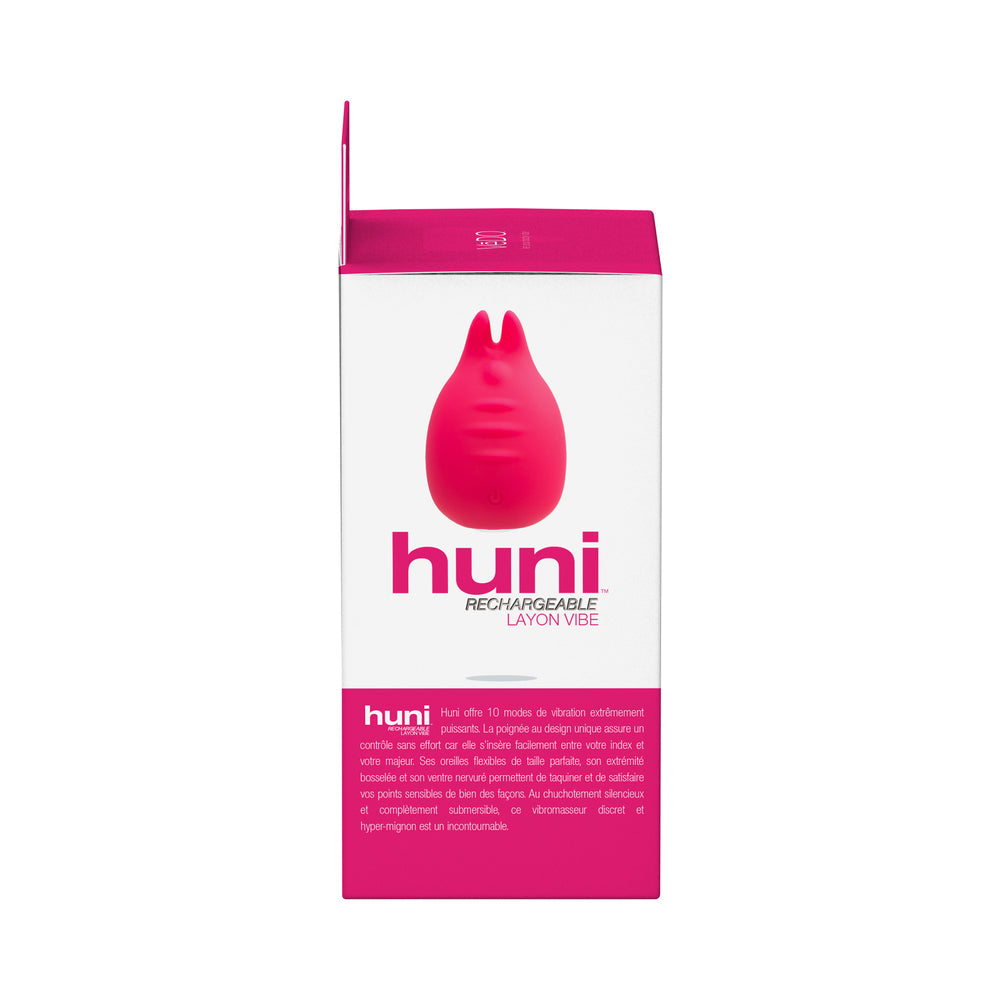 VeDO Huni Rechargeable Finger Vibe Tease Me Foxy Pink - Fantasies Boutique